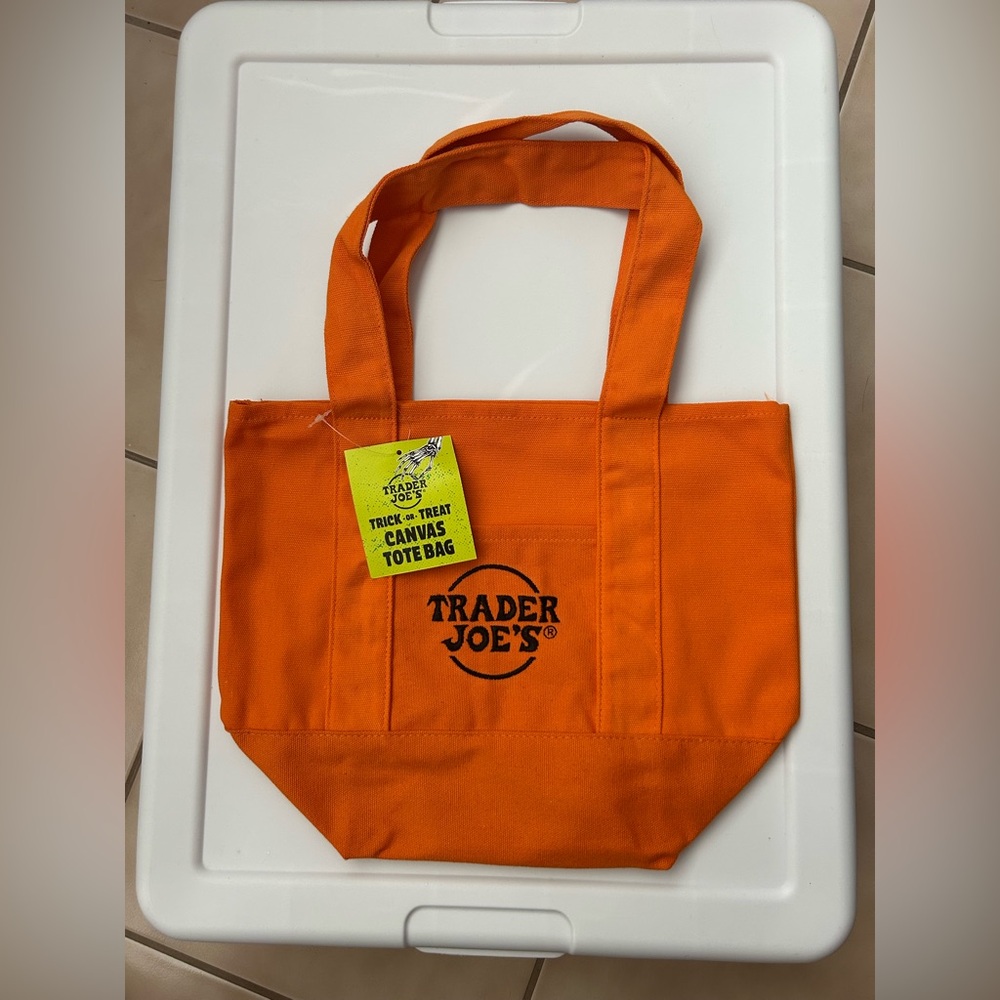 NWT Trader Joe’s Halloween Mini Canvas Tote